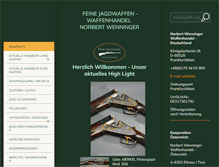 Tablet Screenshot of feine-jagdwaffen.de